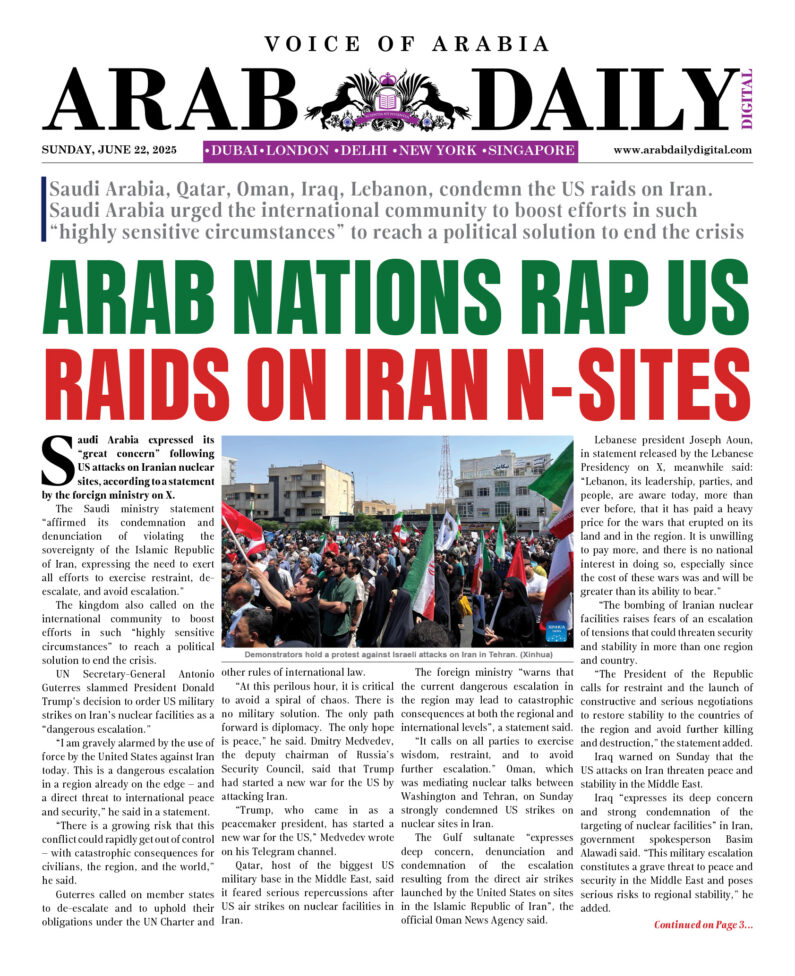 ARAB DD – JUNE 22, 2025