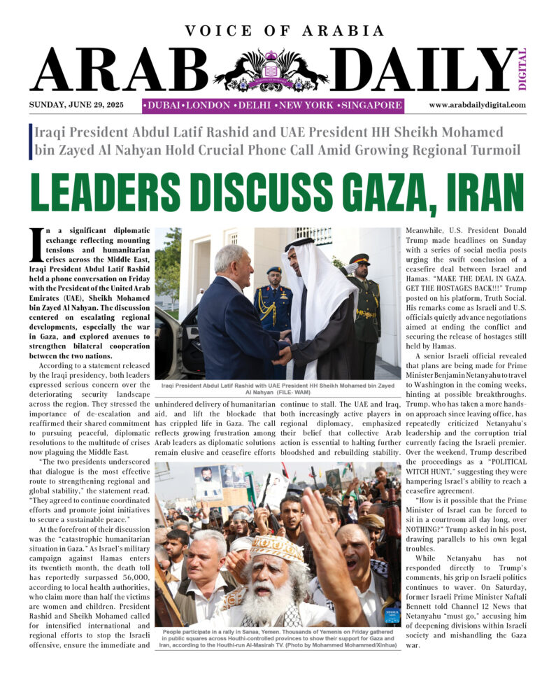 ARAB DD – JUNE 29, 2025