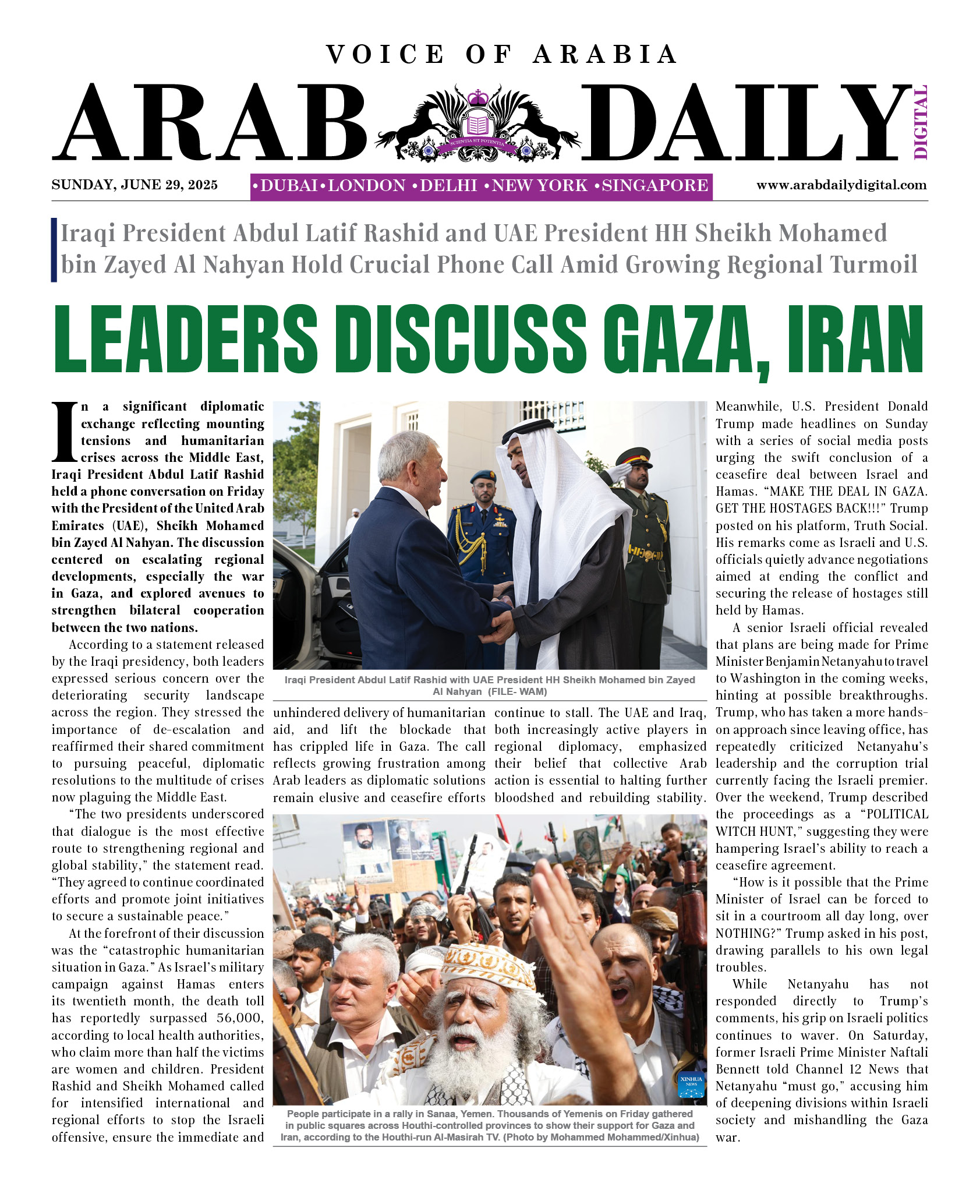 ARAB DD – JUNE 29, 2025