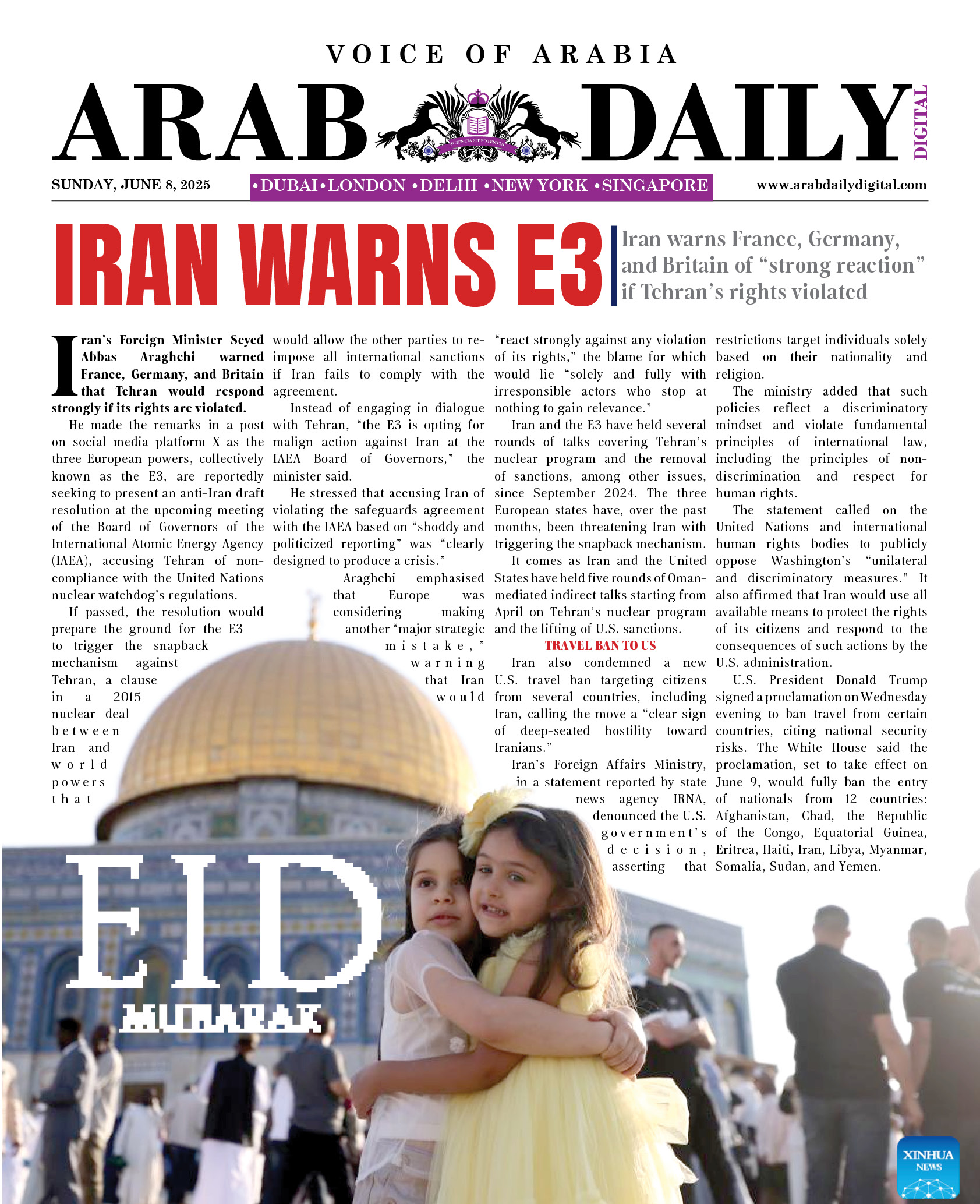ARAB DD – JUNE 8, 2025