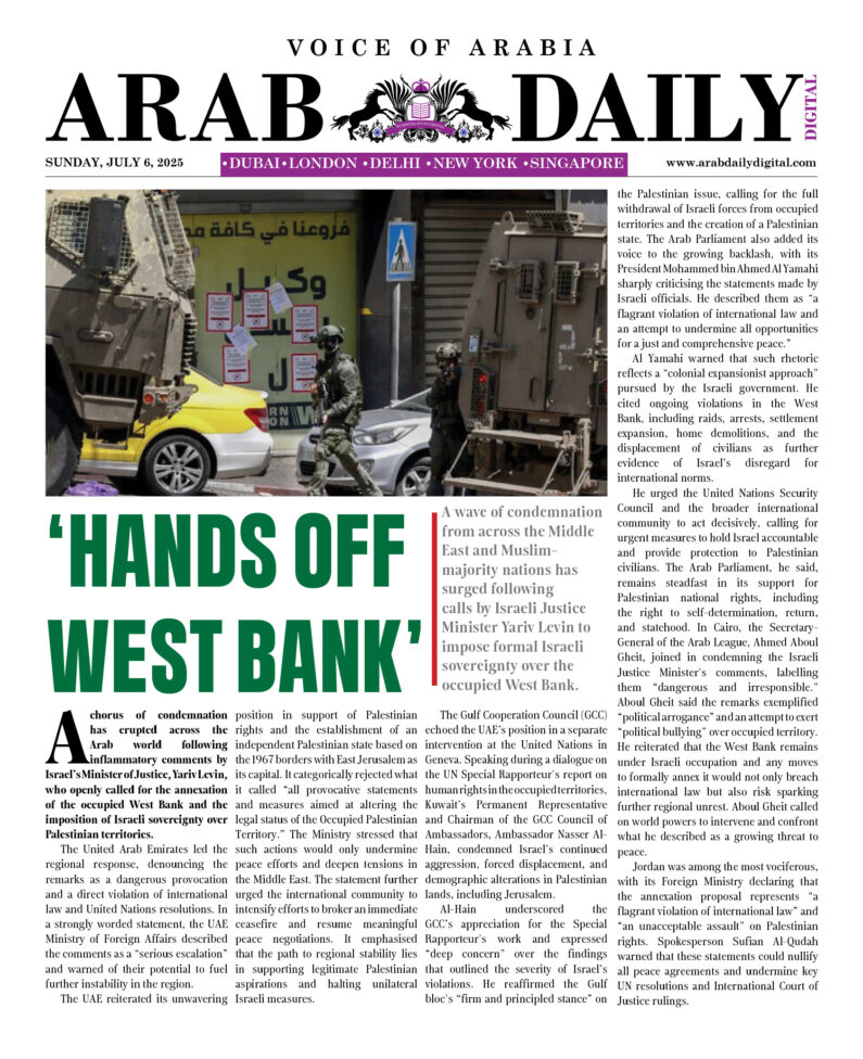 ARAB DD – JULY 6, 2025