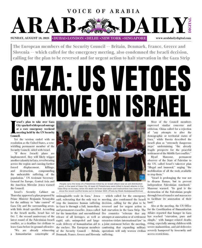 ARAB DD – AUG 10, 2025