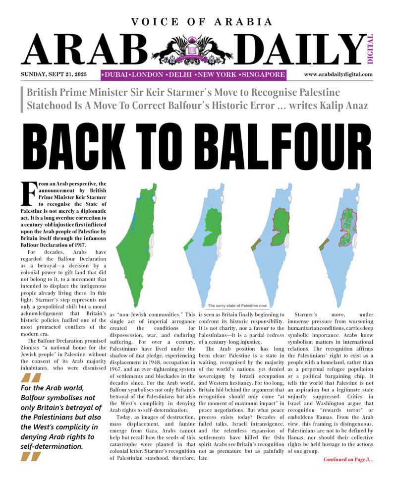ARAB DD – SEP 21, 2025