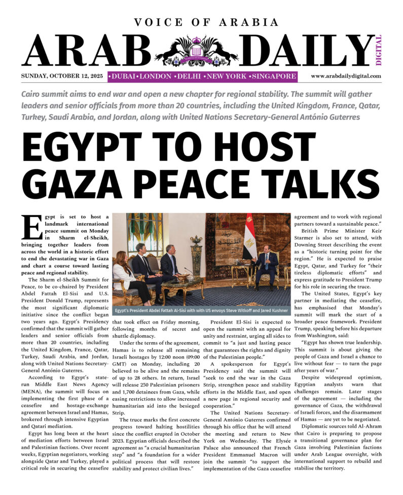 ARAB DD – OCT 12, 2025