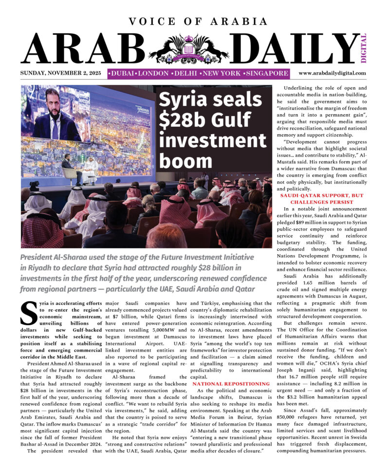 ARAB DD – NOV 2, 2025